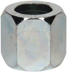 Parker - 5/8" Tube OD, 37° Stainless Steel Flared Tube Nut - Unthreaded Flare Ends - Americas Industrial Supply