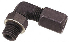 Parker - Metal Flareless Bite Tube Straight Thread Elbow - 3/4-16" Thread - Americas Industrial Supply