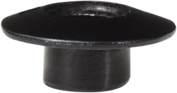 Made in USA - #8-32 Thread Barrel, Aluminum Sex Bolt & Binding Post - Black Anodized Finish, 1/8" Long Barrel - Americas Industrial Supply