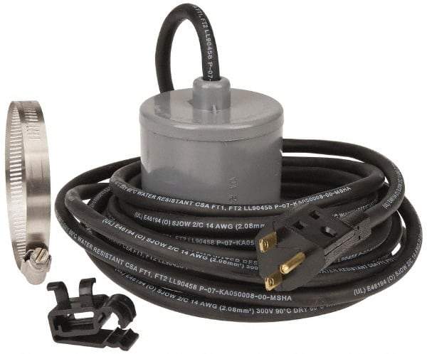 Berkeley - 230 AC Volt, Sump, Sew and Eff, Float Switch - 20 Ft. Cord Length, 2 HP, PVC - Americas Industrial Supply