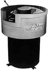 Made in USA - 2 hp, Dry Operation Vibratory Tumbler - 10-1/2" Deep, Dry Operation, - Americas Industrial Supply