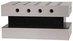 Suburban Tool - 3-1/2" Wide x 6" Deep x 3" High Steel Precision-Ground Angle Plate - Standard Plate, Machined Holes on Surface, Open End, Single Plate - Americas Industrial Supply