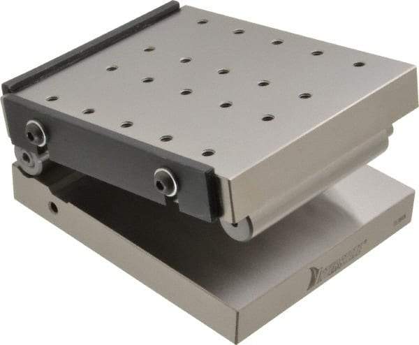 Interstate - 6" Long x 6" Wide x 2" High, Precision Sine Plate - Square to within 0.0002", 20 Holes - Americas Industrial Supply