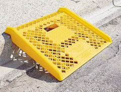Magliner - 27" Long x 27" Wide x 5" High, Plastic Curb Ramp - 600 Lb Load Limit - Americas Industrial Supply