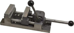 Heinrich - 3" Jaw Opening Capacity x 1-1/4" Throat Depth, Horizontal Drill Press Vise - 3" Wide Jaw, Stationary Base, Standard Speed - Americas Industrial Supply