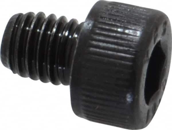 Value Collection - M5x0.80 Metric Coarse Hex Socket Drive, Socket Cap Screw - Grade 12.9 Alloy Steel, Black Oxide Finish, Fully Threaded, 6mm Length Under Head - Americas Industrial Supply