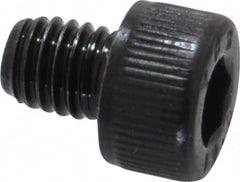 Value Collection - M5x0.80 Metric Coarse Hex Socket Drive, Socket Cap Screw - Grade 12.9 Alloy Steel, Black Oxide Finish, Fully Threaded, 6mm Length Under Head - Americas Industrial Supply