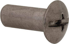 Made in USA - #10-24 Thread Barrel, Slotted/Phillips Drive, Stainless Steel Sex Bolt & Binding Post - 5/8" Long Barrel, Grade 18-8 - Americas Industrial Supply