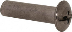 Made in USA - #10-24 Thread Barrel, Slotted/Phillips Drive, Stainless Steel Sex Bolt & Binding Post - 1" Long Barrel, Grade 18-8 - Americas Industrial Supply