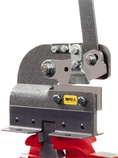 Heinrich - 4-3/8 Inch Long x 8 Inch Wide x 3-1/2 Inch Deep x 7 Inch High, Hand Slitting Bench Shear - 1/8 Inch Mild Steel Capacity - Americas Industrial Supply