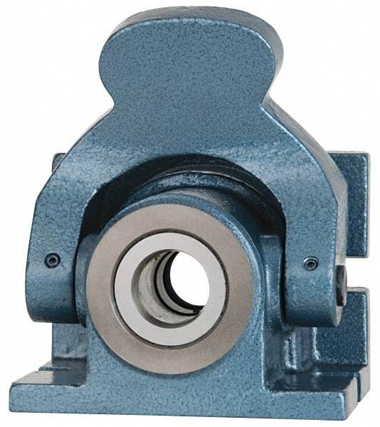 Interstate - Series 5C, Horizontal/Vertical Standard Collet Holding Fixture - Manually Activated, 4-1/2" Base Diam Width, 4" High - Americas Industrial Supply