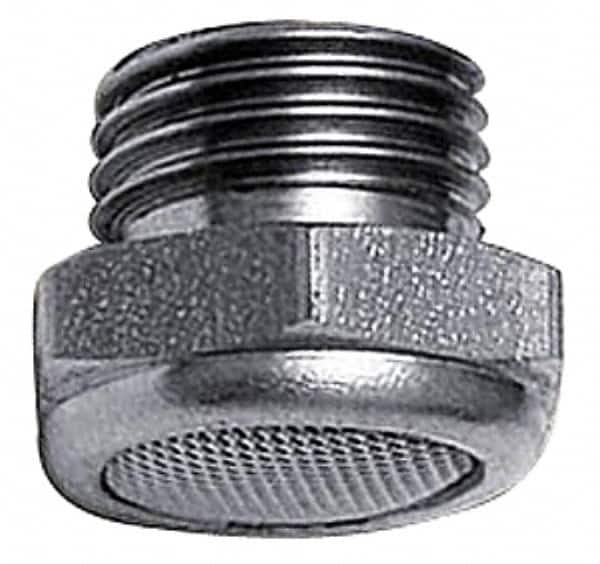 Legris - 1/4 BSPP, 17mm Hex, Exhaust Muffler - 175 Max psi, 108 Decibel Rating, Stainless Steel - Americas Industrial Supply
