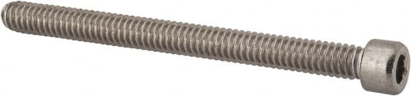 Value Collection - 1/4-20 UNC Hex Socket Drive, Socket Cap Screw - Grade 316 Stainless Steel, 3" Length Under Head - Americas Industrial Supply