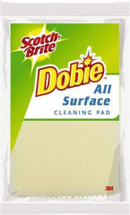 3M - 4" Long x 2-1/2" Wide x 1/2" Thick Sponge - Light-Duty, White - Americas Industrial Supply