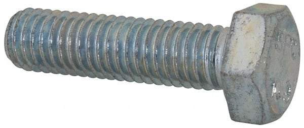 Value Collection - M4x0.70, 5mm Length Under Head Slotted Drive Machine Screw - Pan Head, Grade 4.8 Steel, Zinc-Plated Finish, Without Washer - Americas Industrial Supply