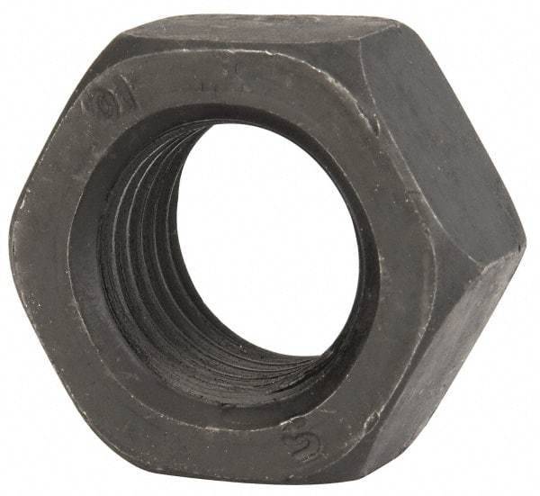 Value Collection - M27x3.00 Steel Right Hand Hex Nut - 41mm Across Flats, 22mm High, Uncoated - Americas Industrial Supply