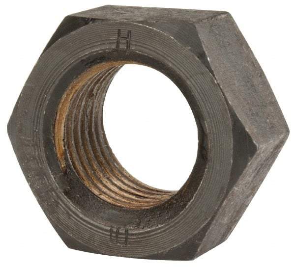 Value Collection - M33x3.50 Steel Right Hand Hex Nut - 50mm Across Flats, 26mm High, Uncoated - Americas Industrial Supply