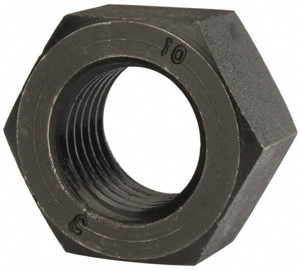 Value Collection - M36x4.00 Steel Right Hand Hex Nut - 55mm Across Flats, 29mm High, Uncoated - Americas Industrial Supply