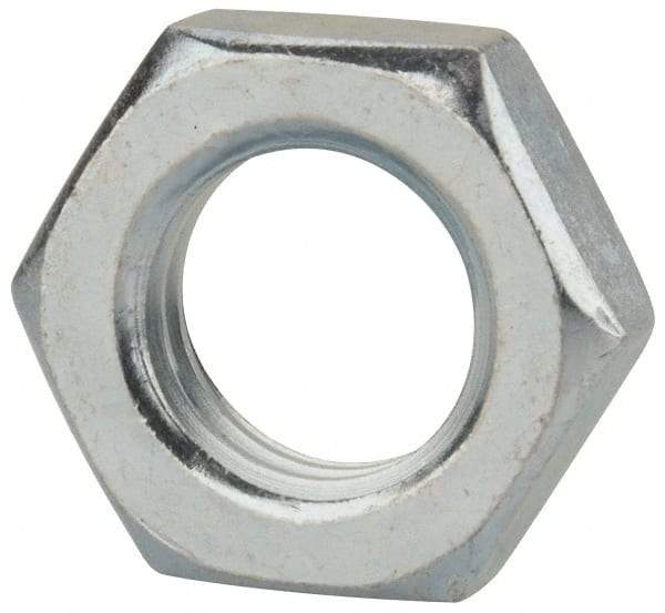 Value Collection - M18x2.50 Steel Right Hand Hex Jam Nut - 27mm Across Flats, 9mm High, Uncoated - Americas Industrial Supply