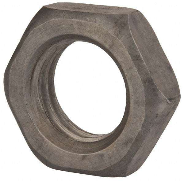 Value Collection - M24x3.00 Steel Right Hand Hex Jam Nut - 36mm Across Flats, 12mm High, Uncoated - Americas Industrial Supply