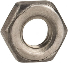 Value Collection - M3x0.50 Steel Right Hand Hex Jam Nut - 5.5mm Across Flats, 1.8mm High, Uncoated - Americas Industrial Supply