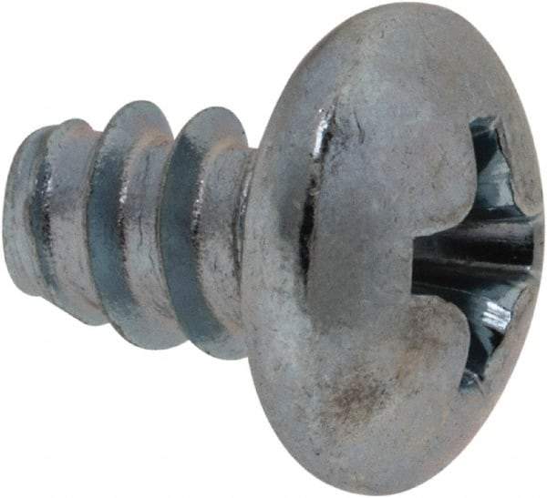 Value Collection - #8 Pan Head Phillips Sheet Metal Screw - Steel, 1/4" Length Under Head, Grade 2 - Americas Industrial Supply
