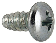 Value Collection - #10 Pan Head Phillips Sheet Metal Screw - Steel, 3/8" Length Under Head, Grade 2 - Americas Industrial Supply