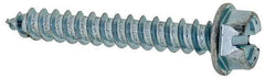 Value Collection - #14 Hex Washer Head Slotted Sheet Metal Screw - Steel, 1-3/4" Length Under Head, Grade 2 - Americas Industrial Supply