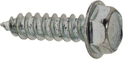 Value Collection - #8 Hex Washer Head Sheet Metal Screw - Steel, 5/8" Length Under Head, Grade 2 - Americas Industrial Supply