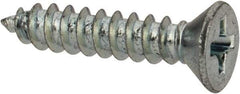 Value Collection - #7 Flat Head Phillips Sheet Metal Screw - Steel, 3/4" OAL, Grade 2 - Americas Industrial Supply