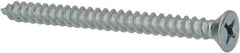 Value Collection - #14 Flat Head Phillips Sheet Metal Screw - Steel, 3" OAL, Grade 2 - Americas Industrial Supply