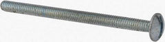 Value Collection - #8-32 UNC, 2-1/2" Length Under Head Slotted Drive Machine Screw - Truss Head, Grade 2 Steel, Zinc-Plated Finish, Without Washer - Americas Industrial Supply