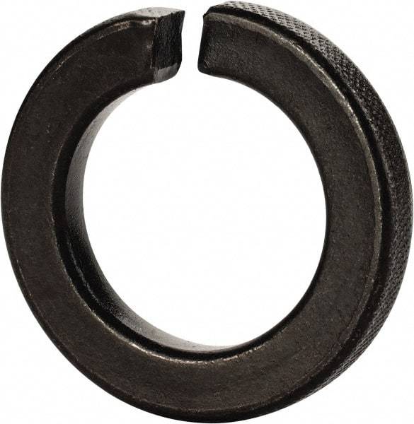 Value Collection - 1-3/8", 1.379" ID, 0.344" Thick Split Lock Washer - Grade 2 Steel, Uncoated, 1.379" Min ID, 1.408" Max ID, 2.219" Max OD - Americas Industrial Supply