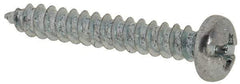 Value Collection - #4 Pan Head Slotted Phillips Sheet Metal Screw - Steel, 3/4" Length Under Head, Grade 2 - Americas Industrial Supply