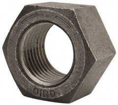 Value Collection - 2-1/4 - 4-1/2 UNC Steel Right Hand Hex Nut - 3-3/8" Across Flats, 1-15/16" High, Uncoated - Americas Industrial Supply