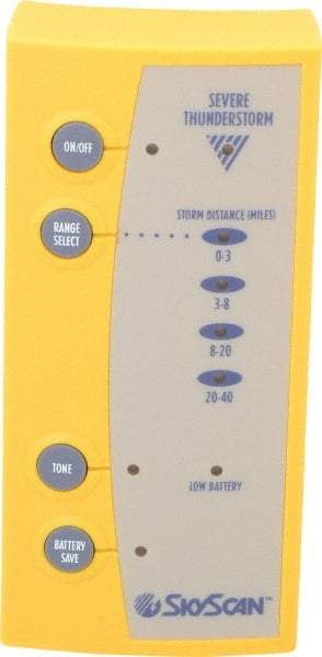 SkyScan - Weather Detectors & Alarms Type: Lightning Detector Range (Miles): 40 - Americas Industrial Supply