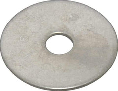 Value Collection - 1/4" Screw, Grade 316 Stainless Steel Fender Flat Washer - 1/4" ID x 1-1/4" OD, 0.057" Thick, Plain Finish - Americas Industrial Supply