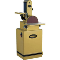 Powermatic - 48 Inch Long x 6 Inch Wide Belt, 12 Inch Diameter, Combination Sanding Machine - 3/4 HP, Single Phase - Americas Industrial Supply