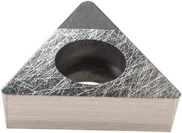 Komet - TOGX090204 Grade CBN57 CBN Boring Insert - Uncoated, 60° Triangle, 8° Relief Angle, 5.6mm Inscr Circle, 2.5mm Thick, 0.4mm Corner Radius - Americas Industrial Supply