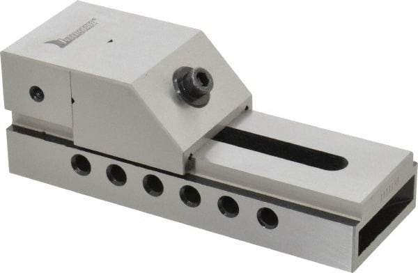 Interstate - 2" Jaw Width, 2-1/2" Jaw Opening Capacity, 1" Jaw Height, Toolmaker's Vise - Flat Jaw, 0.0002" Parallelism, 0.0002" Squareness, 5-1/2" OAL x 1-31/32" OAH - Americas Industrial Supply