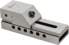 Interstate - 2" Jaw Width, 2-1/2" Jaw Opening Capacity, 1" Jaw Height, Toolmaker's Vise - Flat Jaw, 0.0002" Parallelism, 0.0002" Squareness, 5-1/2" OAL x 1-31/32" OAH - Americas Industrial Supply