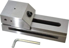 Interstate - 3-1/2" Jaw Width, 4-7/8" Jaw Opening Capacity, 1-9/16" Jaw Height, Toolmaker's Vise - Flat Jaw, 0.0002" Parallelism, 0.0002" Squareness, 9-1/4" OAL x 3.3" OAH - Americas Industrial Supply