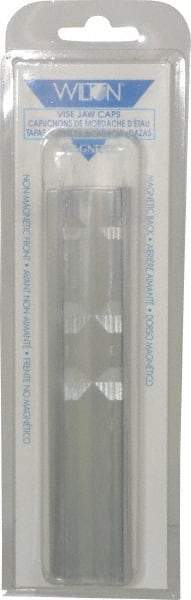 Wilton - 6" Jaw Width, Aluminum, Vise Jaw Cap - Magnetic Attachment - Americas Industrial Supply