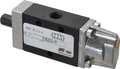 ARO/Ingersoll-Rand - 3 Way Valve For Air Equipment - 1/4 NPT Inlet, 1/4 NPT Outlet, Cam Stem/Spring Actuator, 0.7 CV Rate - Americas Industrial Supply