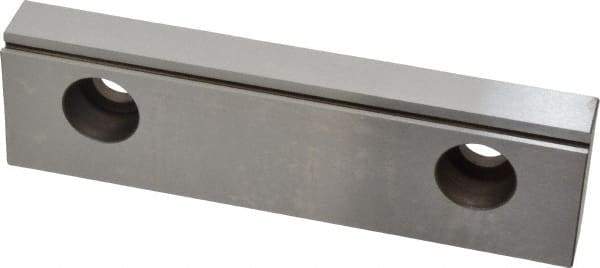 Kurt - 6" Wide x 1.635" High x 0.725" Thick, Step Vise Jaw - Steel, Fixed Jaw, Compatible with 6" Vises - Americas Industrial Supply