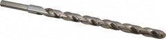 Michigan Drill - 41/64" Drill, 118° Point, High Speed Steel Silver Deming & Reduced Shank Drill Bit - Oxide Finish, 12" OAL, Straight Shank, 9" Flute Length, Right Hand Cut, Standard Point, Spiral Flute, Regular Spiral - Americas Industrial Supply