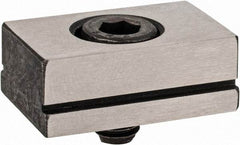 Kurt - 11/16" Base Width, 5/8" Slot Width, 1/4" Fastener Diam Compatibility, Step Fixture Key - 7/32" Slot Height, 0.12" Base Height, 1" OAL x 11/16" Overall Width x 3/8" Overall Height - Americas Industrial Supply