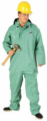 OnGuard - Size S, Green, Chemical Coverall - 1 Pocket, Open Ankle, Open Wrist - Americas Industrial Supply