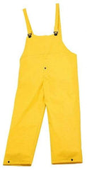 Helly Hansen - Size S, Yellow, Rain Bib Overall - 1 Pocket, Open Ankle - Americas Industrial Supply
