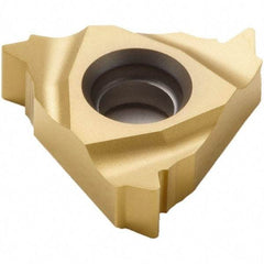 Seco - 16NR Internal Right Hand 14 BSPT Laydown Threading Insert - Grade CP500, TiAlN/TiN Coated Carbide - Americas Industrial Supply
